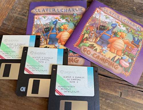 Raro set intro floppy - , disk