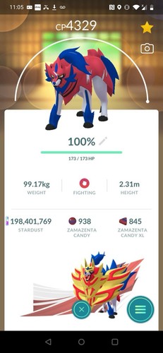 Pokemon trade zamazenta - go,